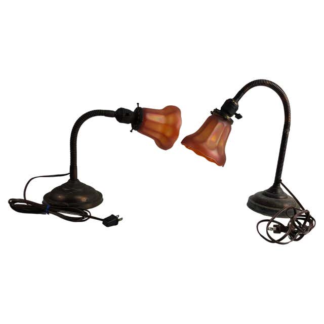 C1930 Brass Gooseneck Desk Task Table Lamp For Sale at 1stDibs ...