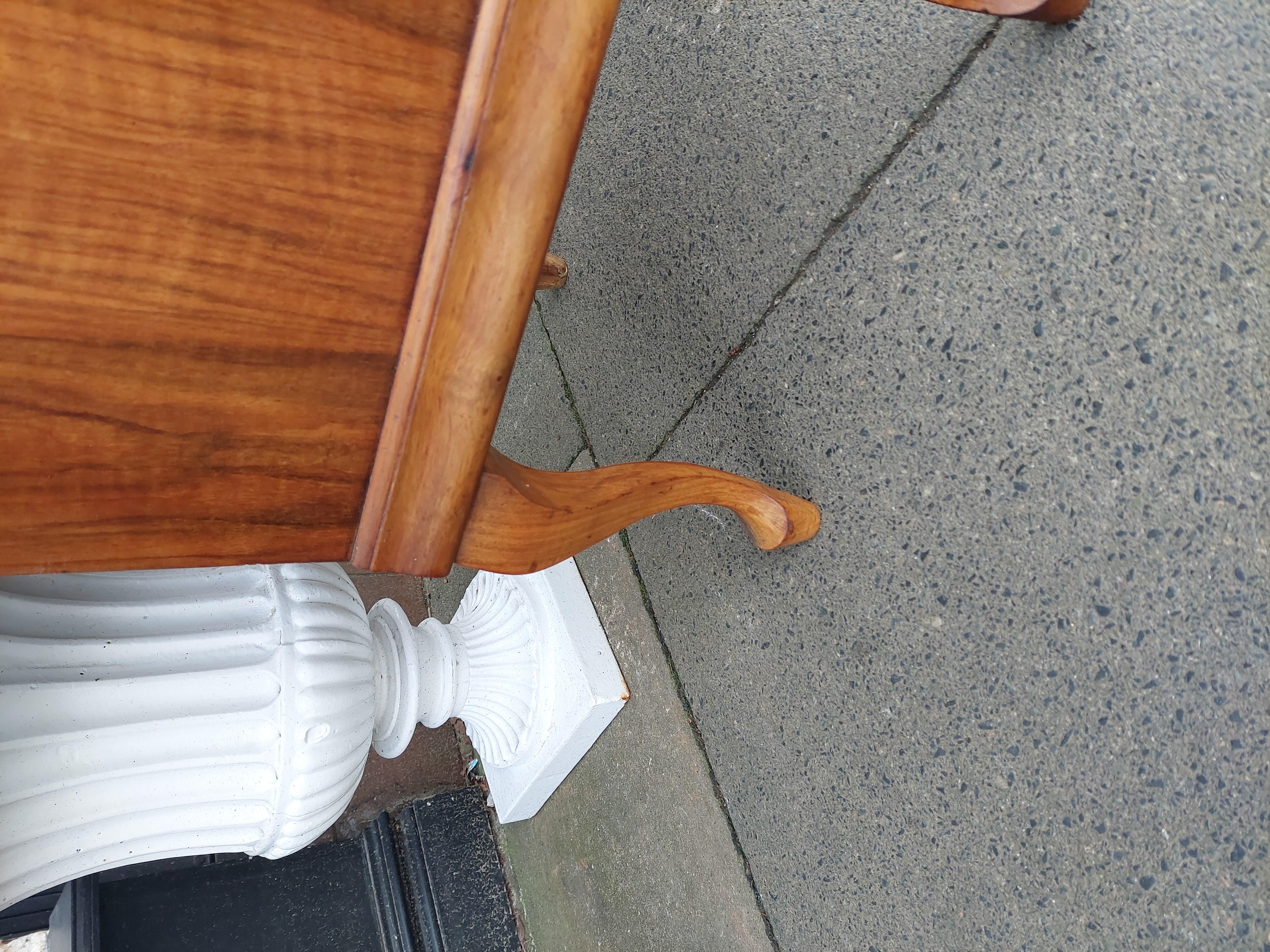 Pair of Art Deco Figured Walnut Bedside Cabinets For Sale 5