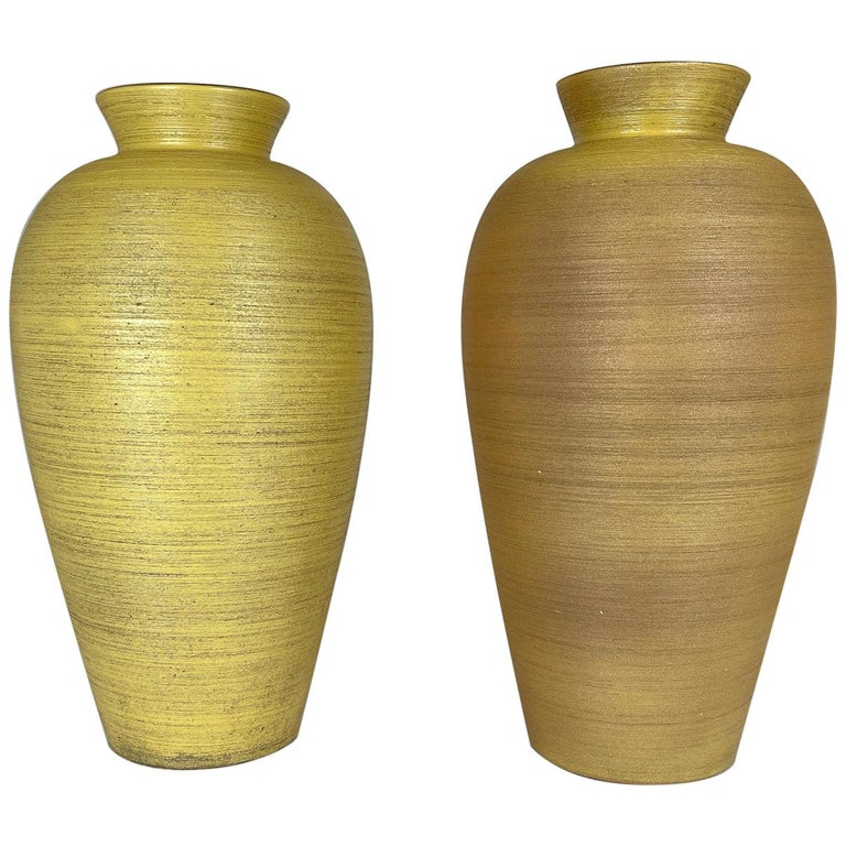 Pair of Art Deco Floor Vases by Upsala Ekeby, Sweden, 1940s For Sale at  1stDibs