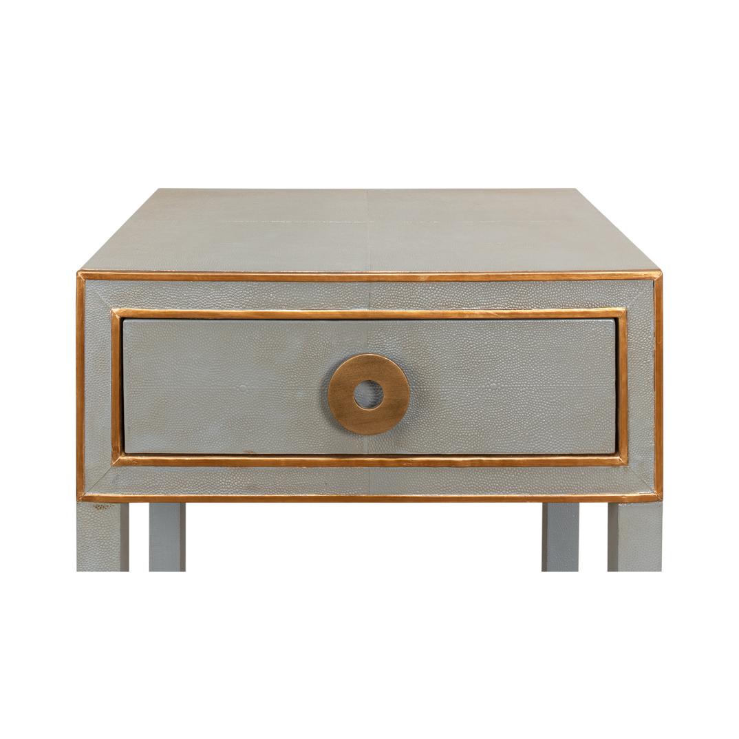 Pair of Art Deco Grey Nightstands Neuf - En vente à Westwood, NJ