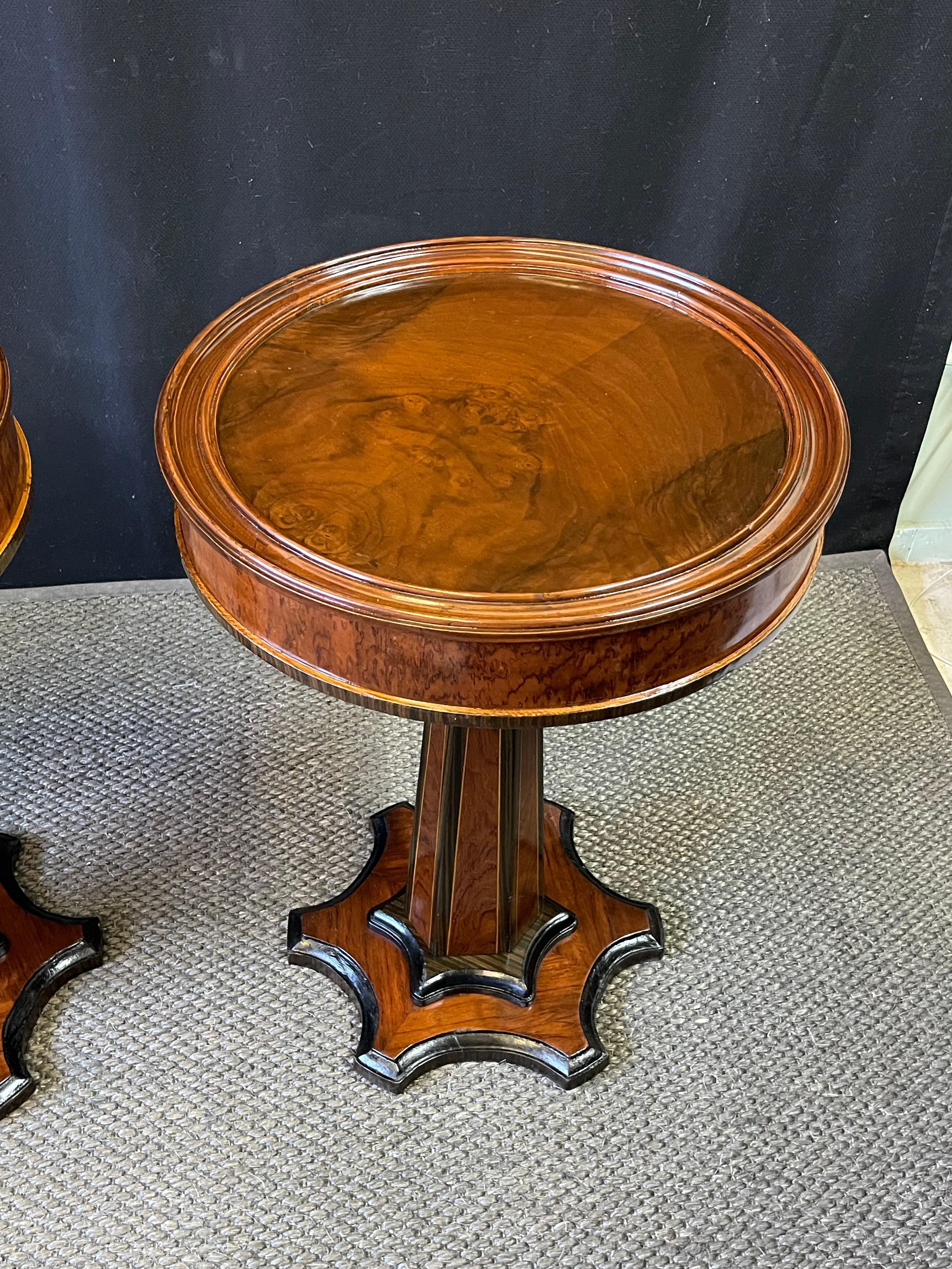 Pair of Art Deco Gueridon Tables For Sale 4