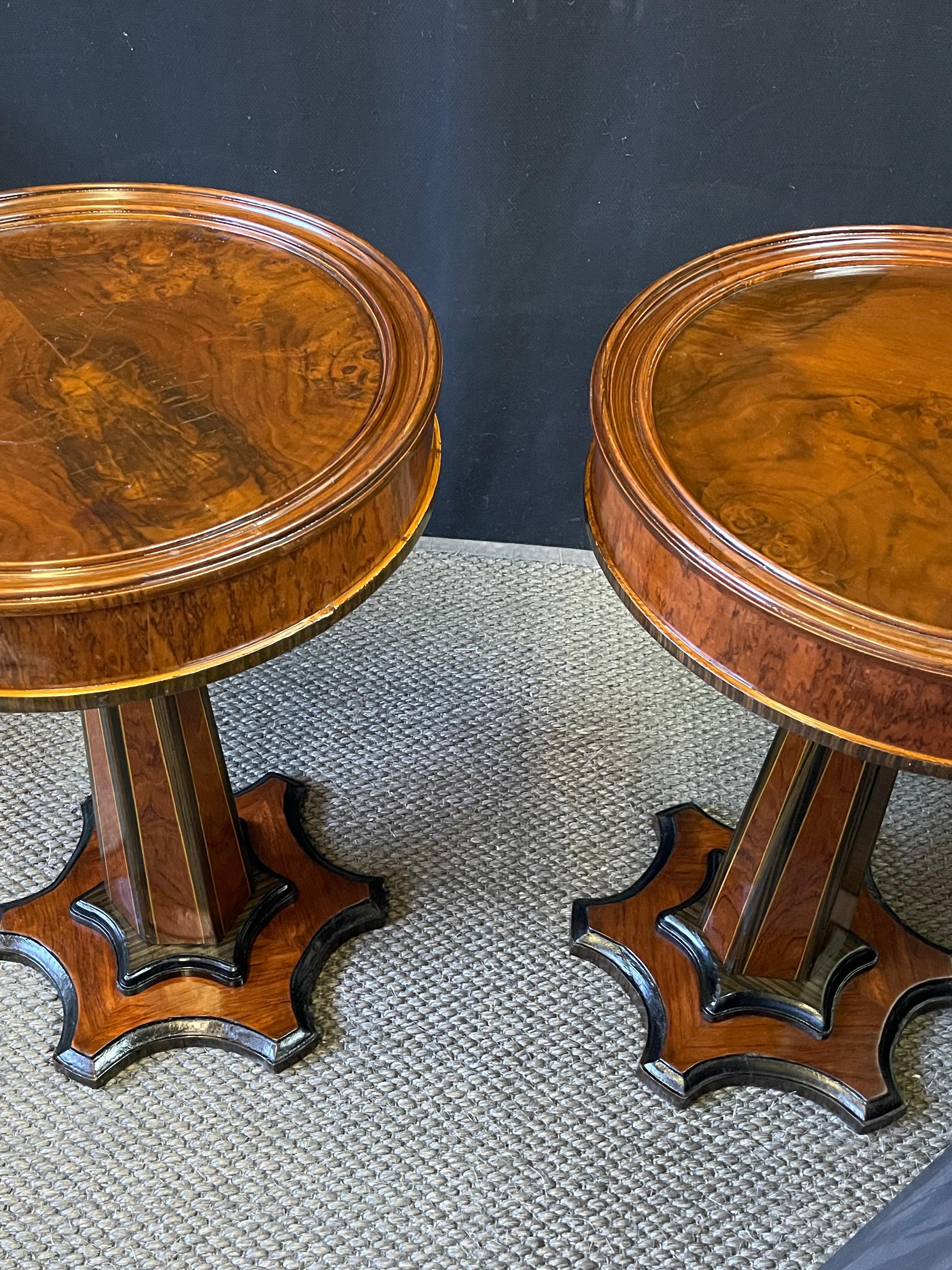 Pair of Art Deco Gueridon Tables For Sale 5