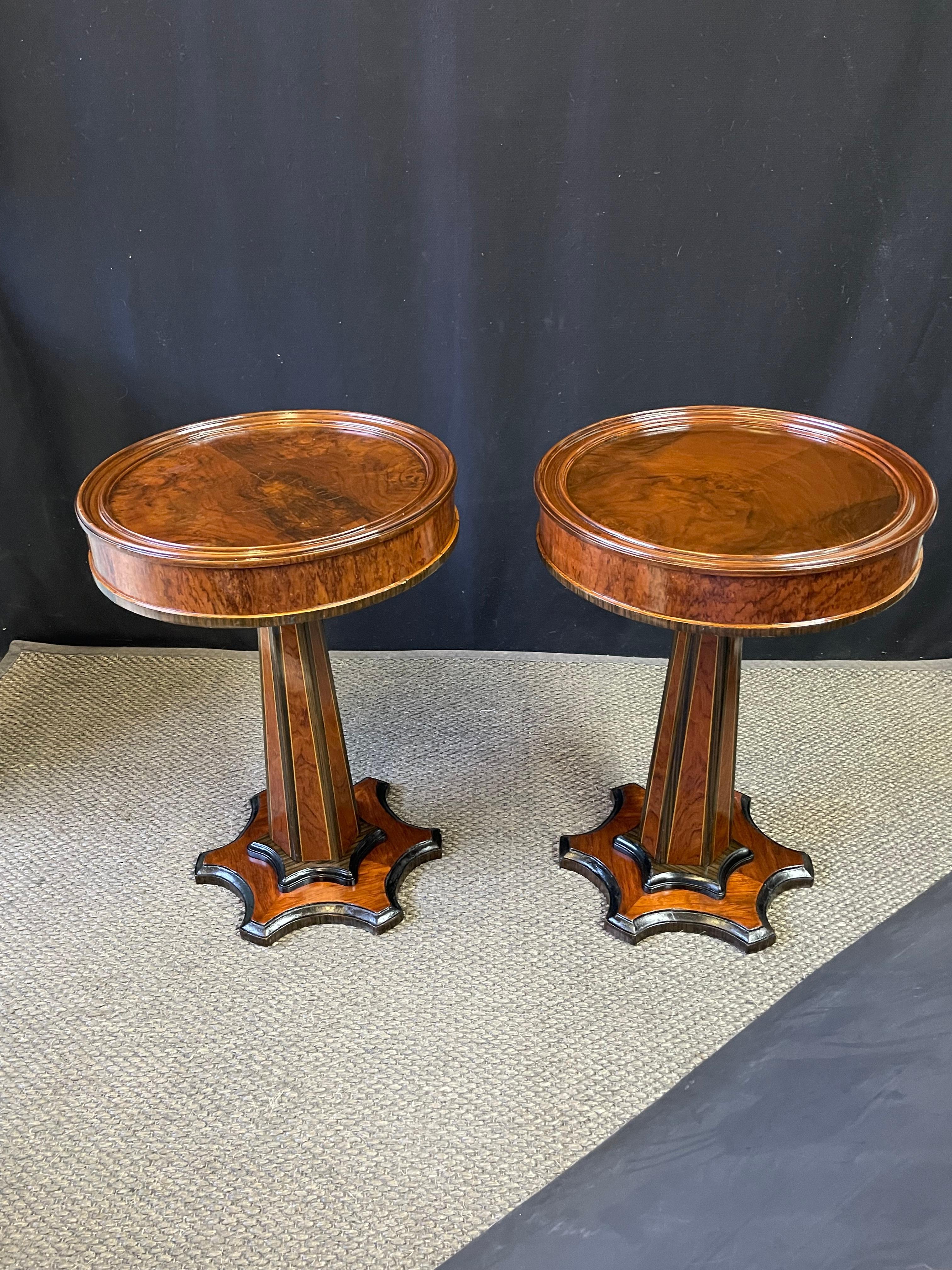 Pair of Art Deco Gueridon Tables For Sale 7