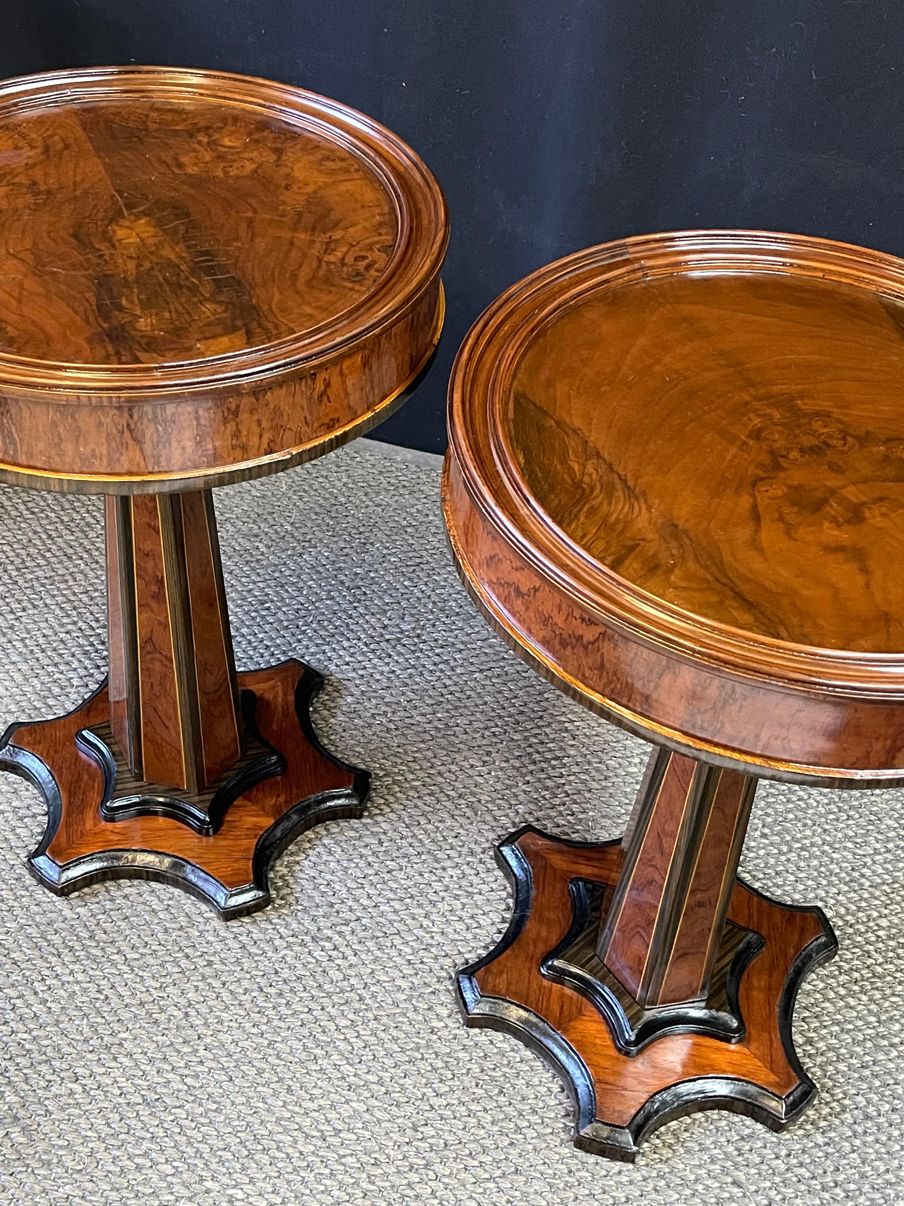 Pair of Art Deco Gueridon Tables In Good Condition For Sale In Atlanta, GA