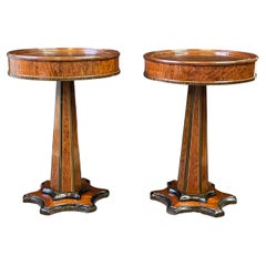 Antique Pair of Art Deco Gueridon Tables