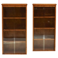 Pair of Art Deco Hanging Wall Cabinets