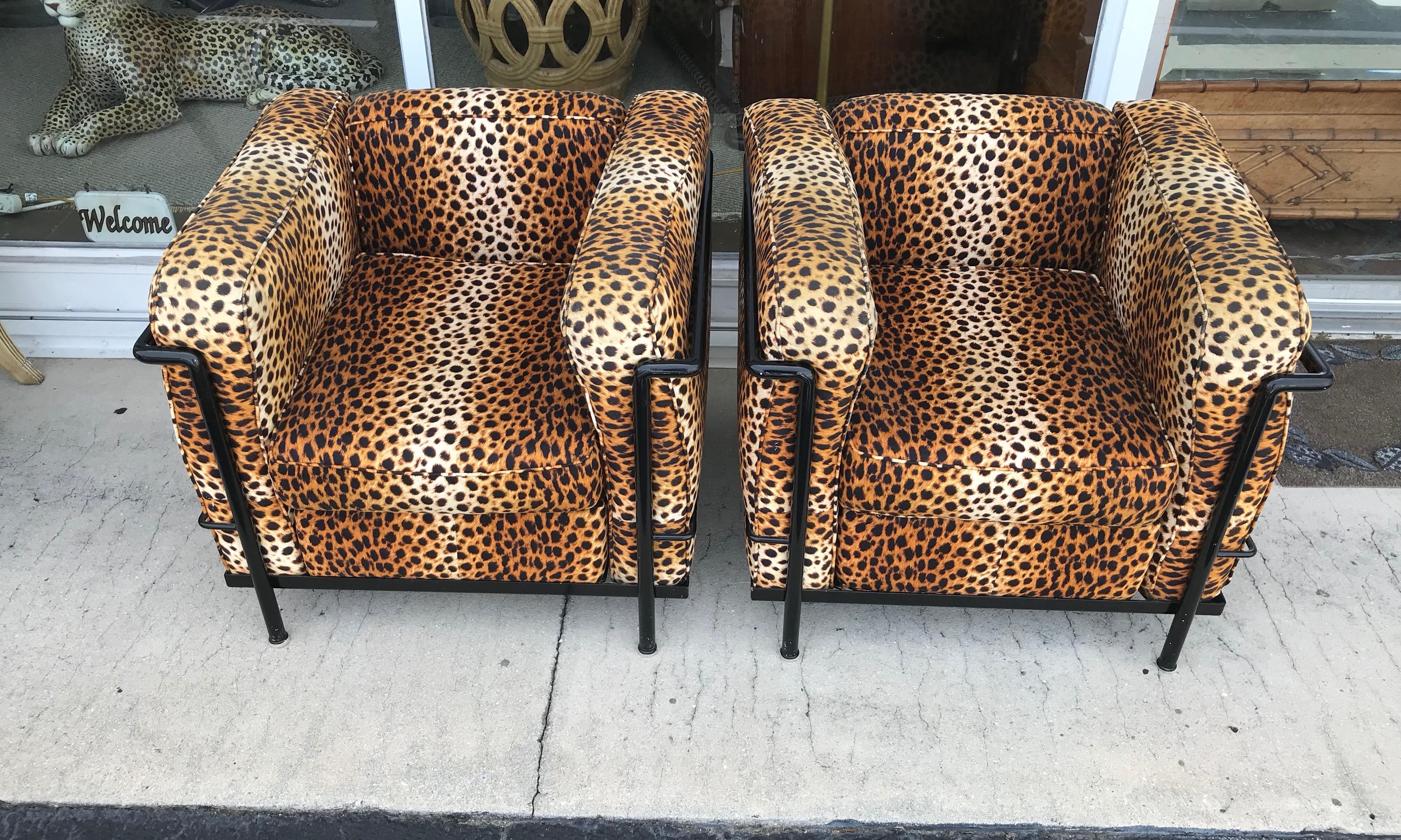 leopard outdoor chair