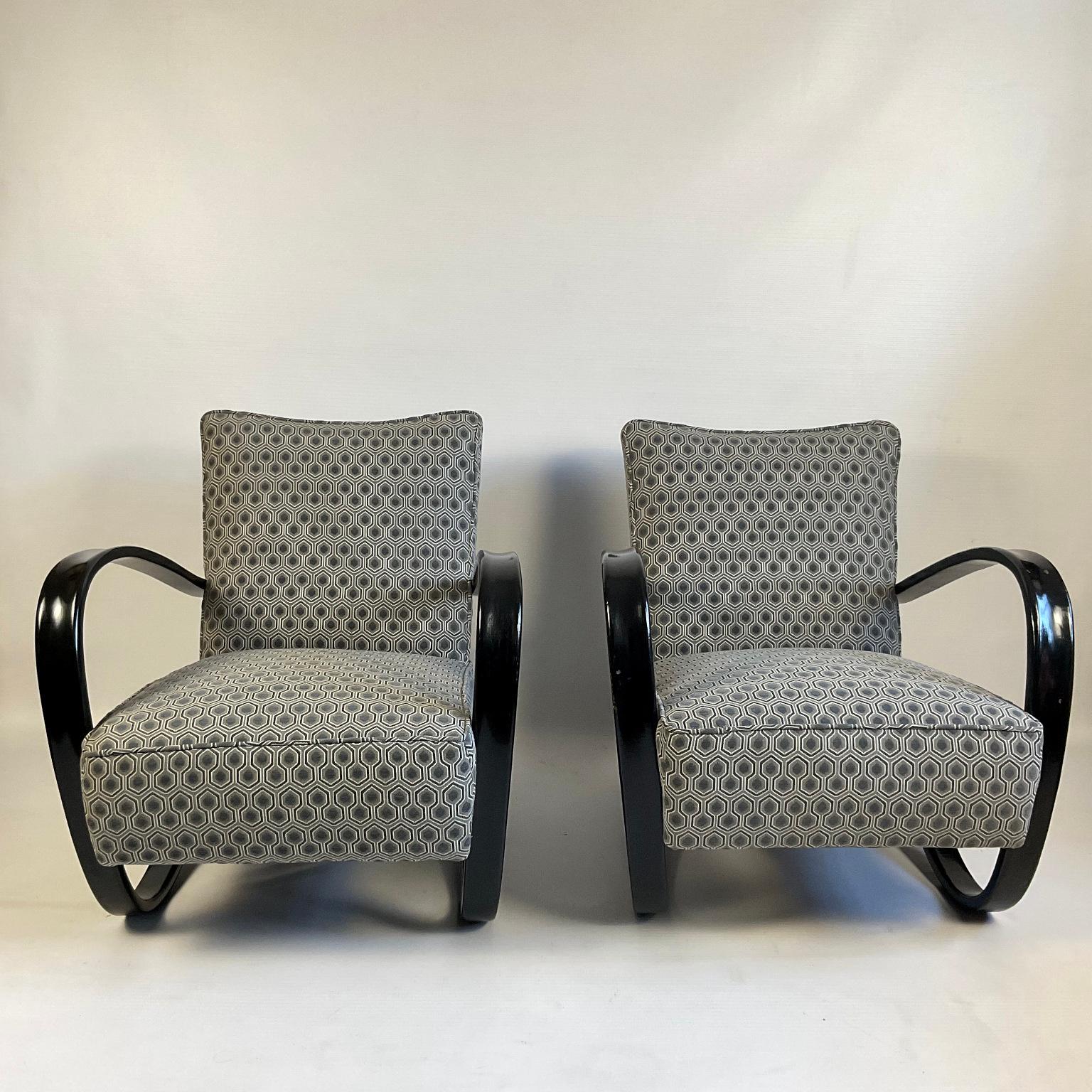 Paar originale und authentische Lounge-Sessel Modell 