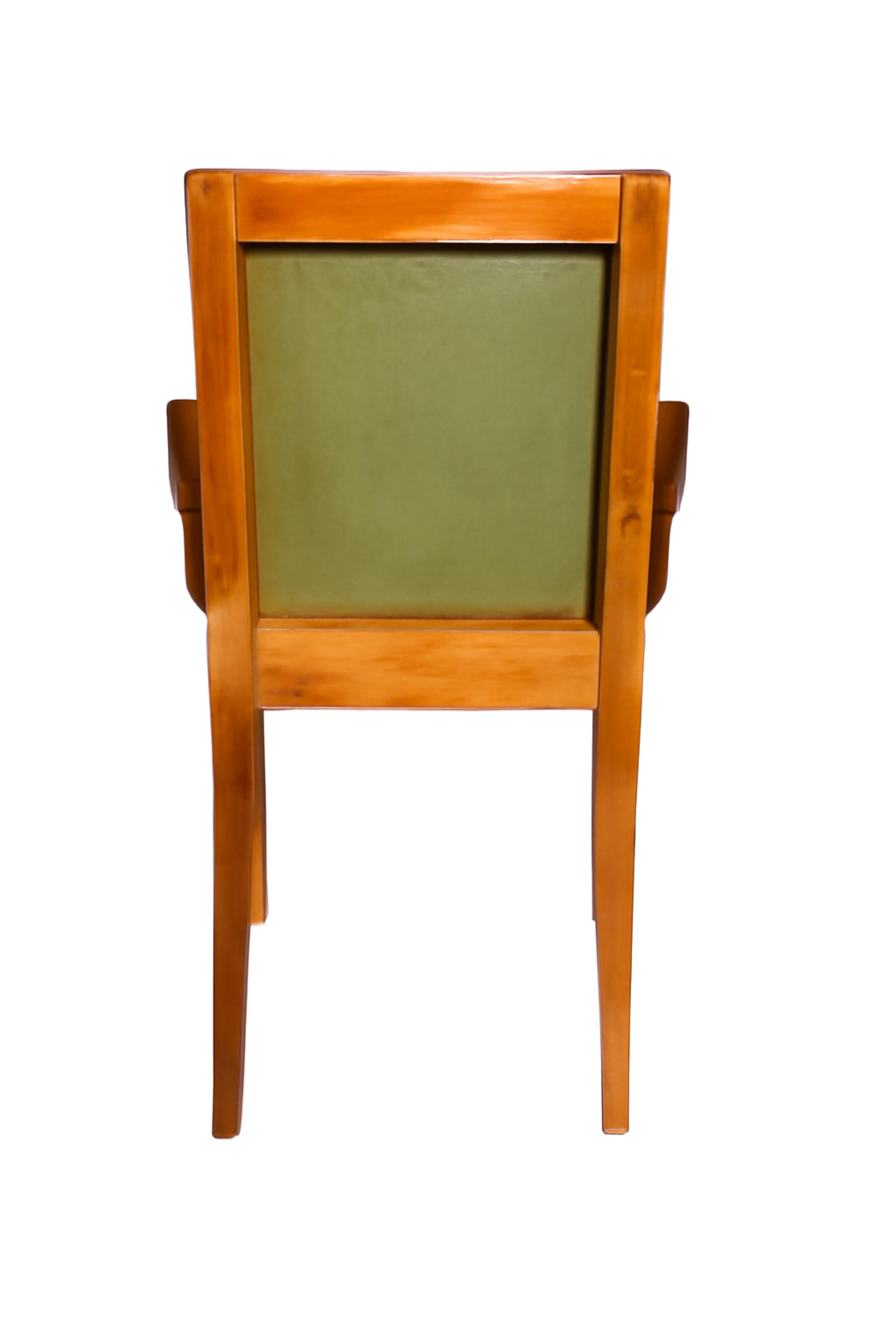 Pareja De Sillones De Cuero Art Decó, (Siglo XX) Francés en venta