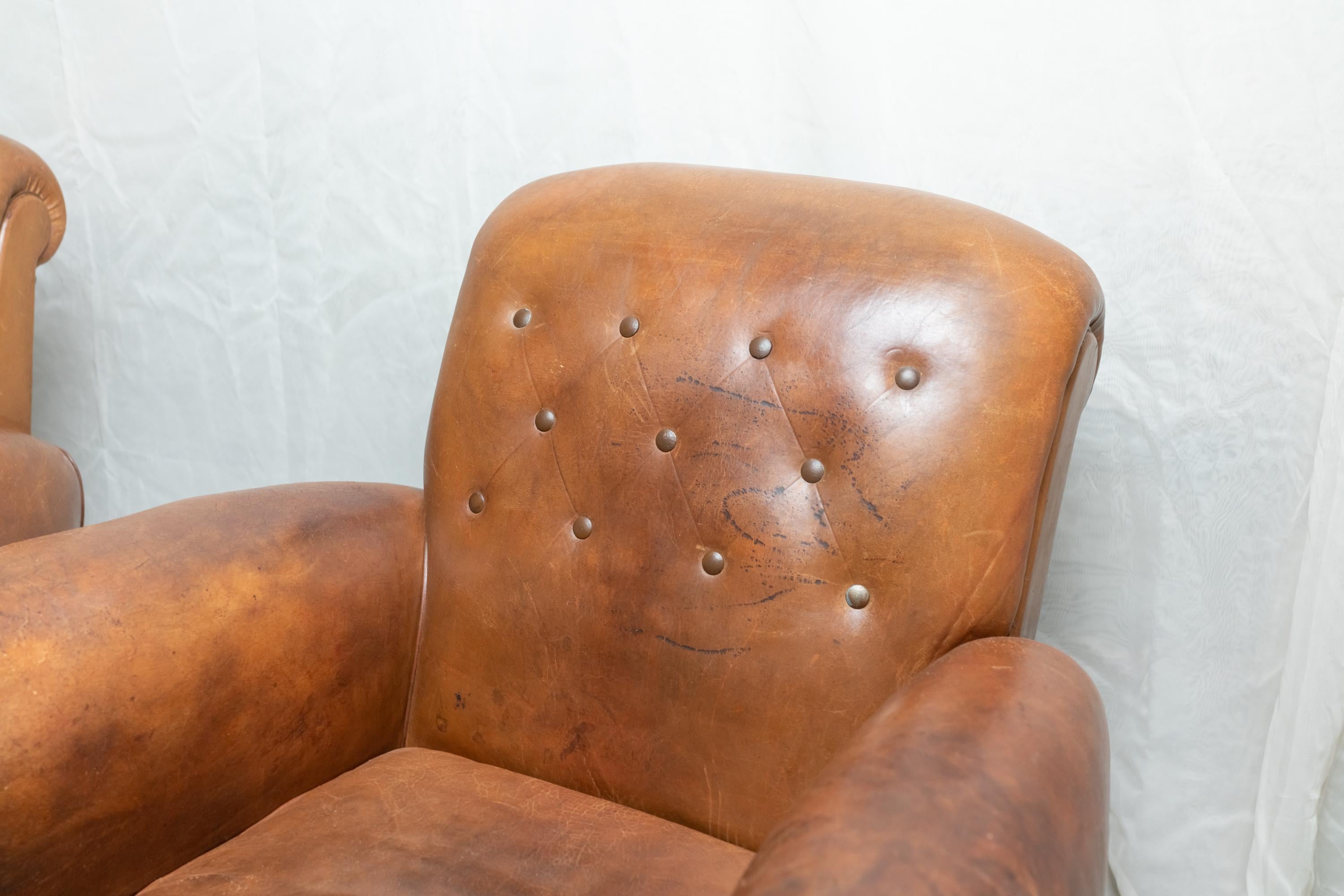 used leather club chairs for sale