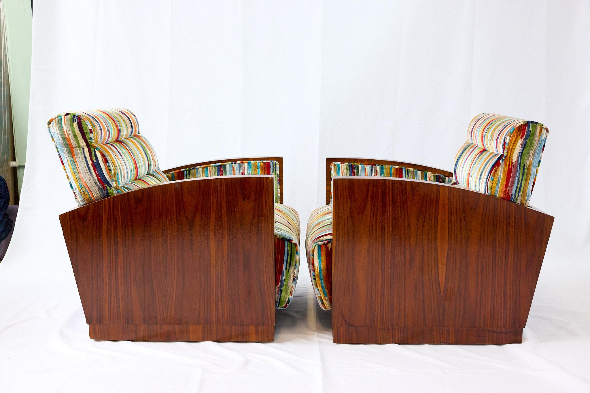 Pareja de sillones Art Decó en venta 9