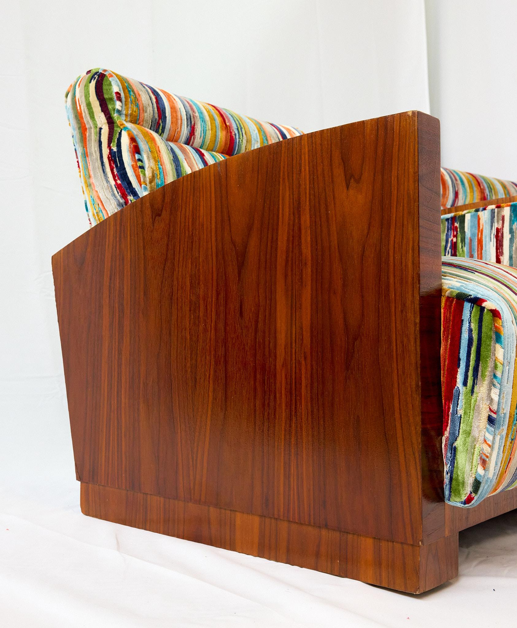 Pareja de sillones Art Decó mediados del siglo XX en venta
