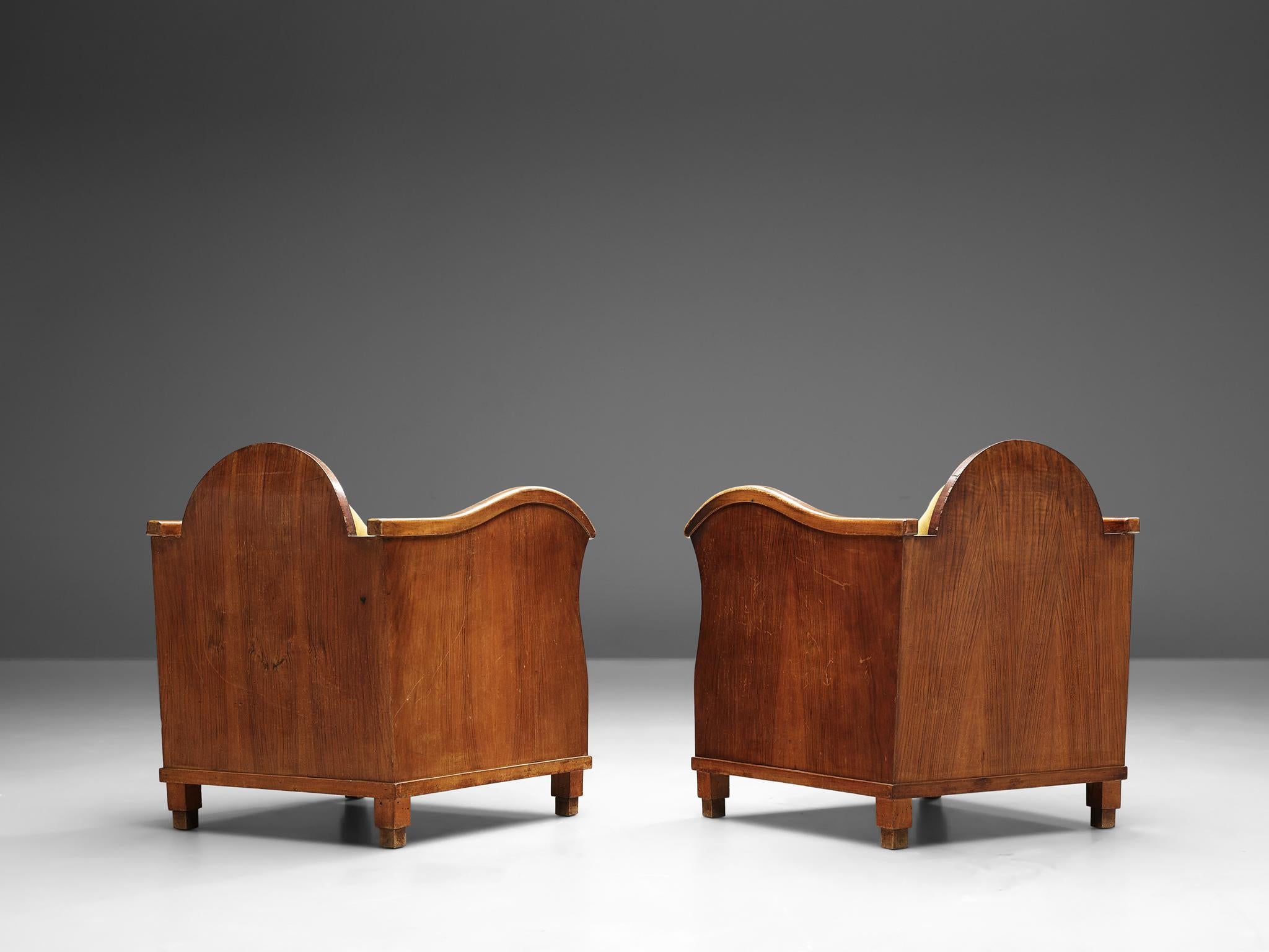 Pair of Art Deco Lounge Chairs 2