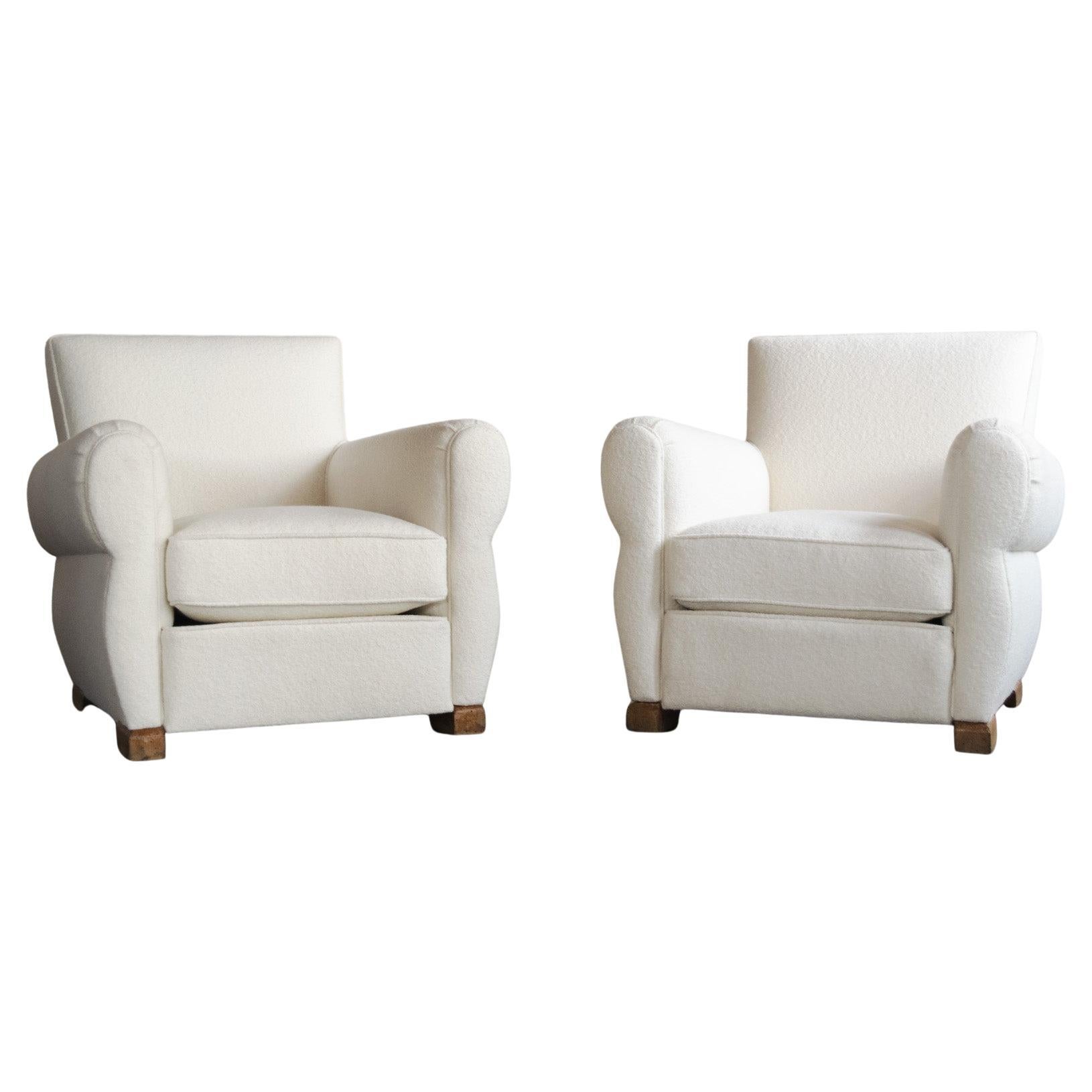 Pair of Art Deco lounge chairs For Sale