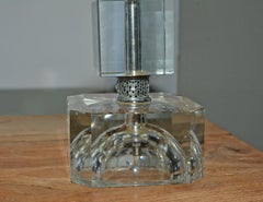 Pair of Art Deco Lucite Dressing Table Lamps