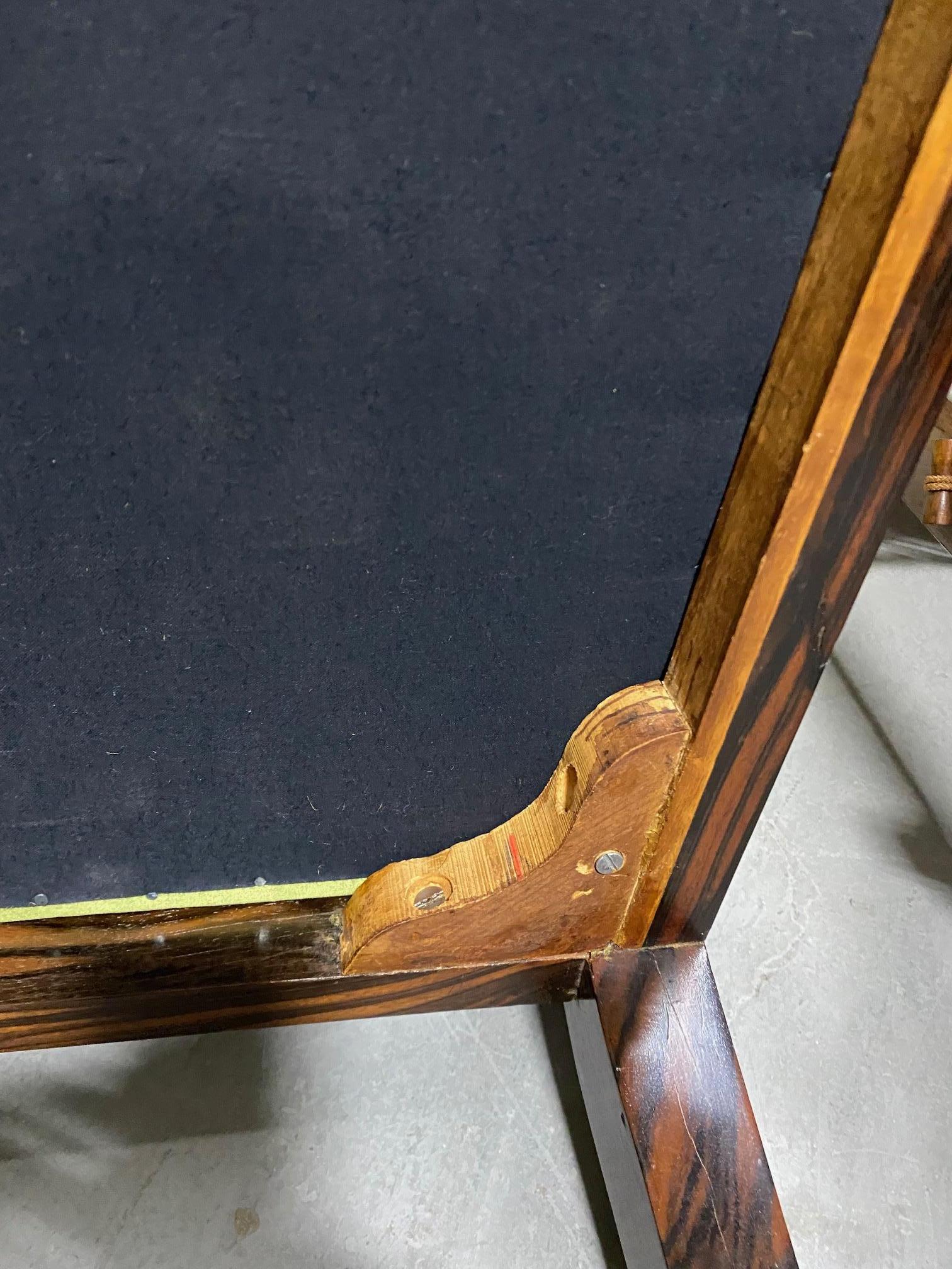 Paar Art Deco  Makassar-Ebenholz-Sessel von Maison Dominique im Angebot 6