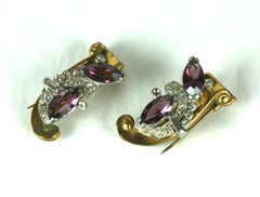 Pair of Art Deco McClelland Barclay Clips