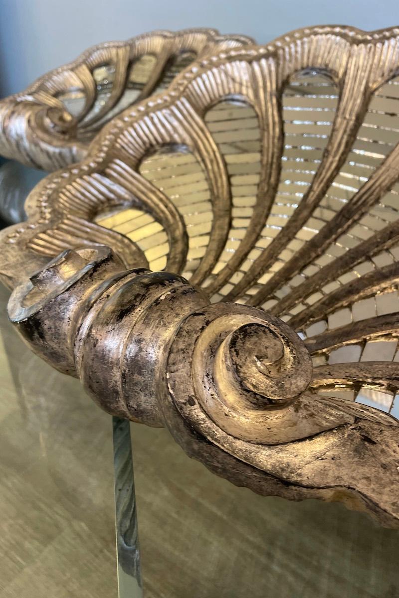 Paar Art-Déco-Medaillons aus versilbertem Holz und Spiegelmosaik im Angebot 9