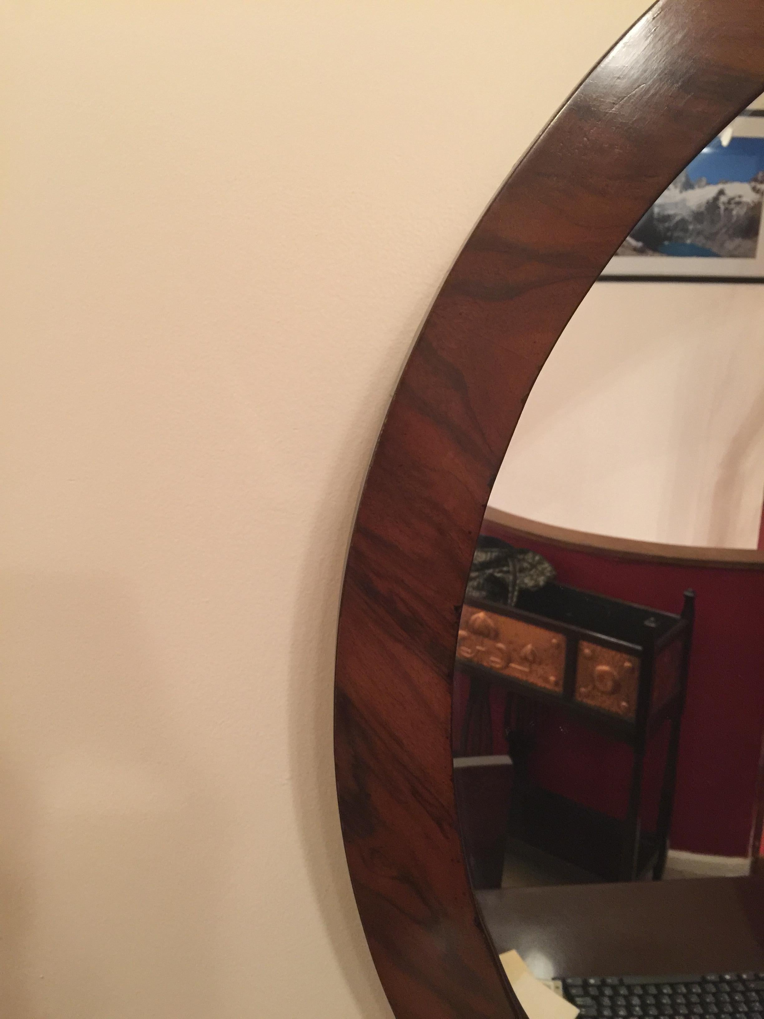 Pair of Art Deco Mirror in Wood and Mirror, Year: 1920, France For Sale 3