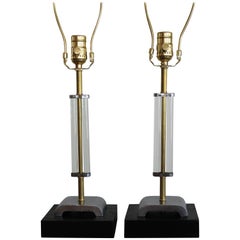 Pair of Art Deco Moderne Table Lamps