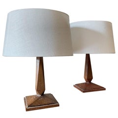 Pair of Art Deco Modernist Tablelamps