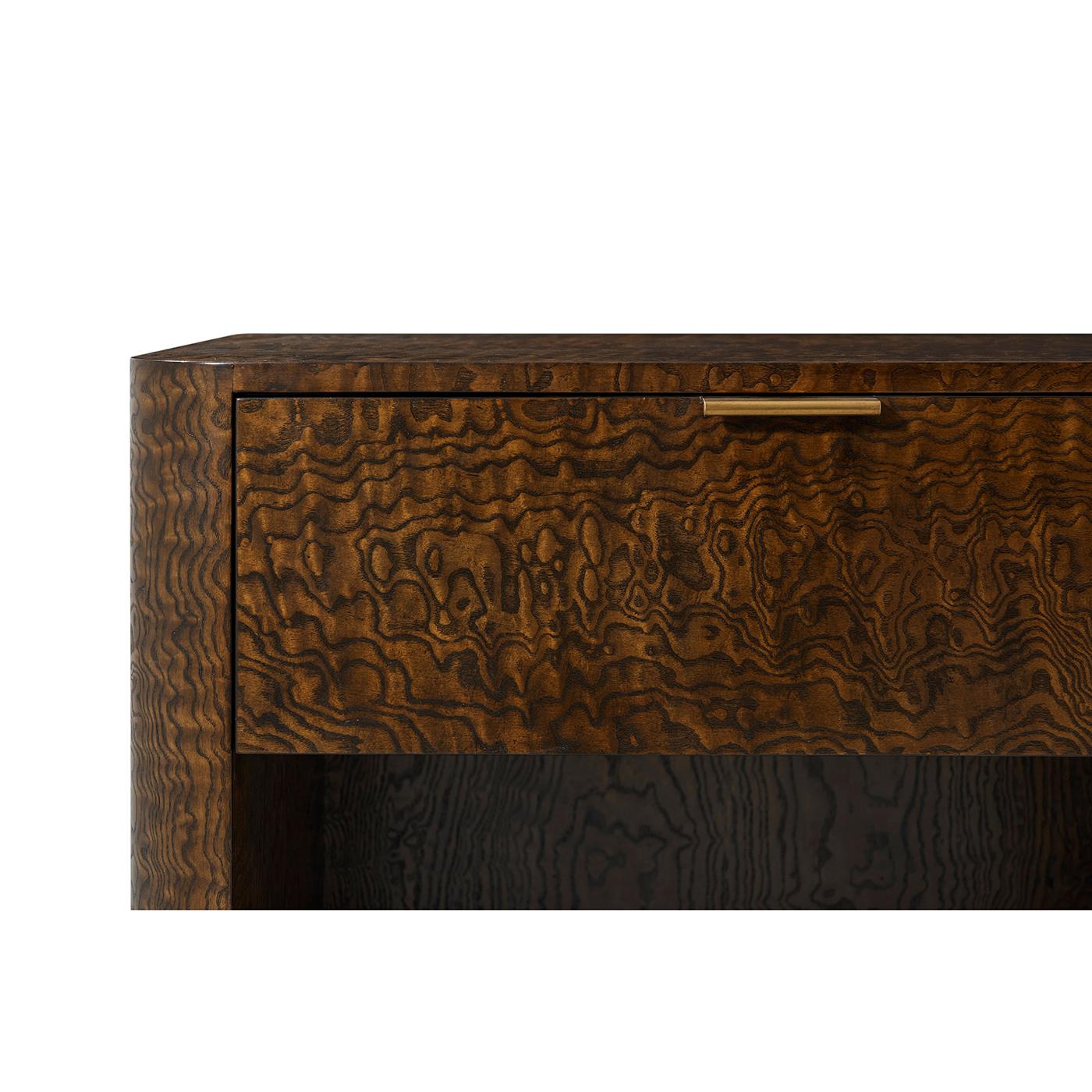 Contemporary Pair of Art Deco Nightstands For Sale
