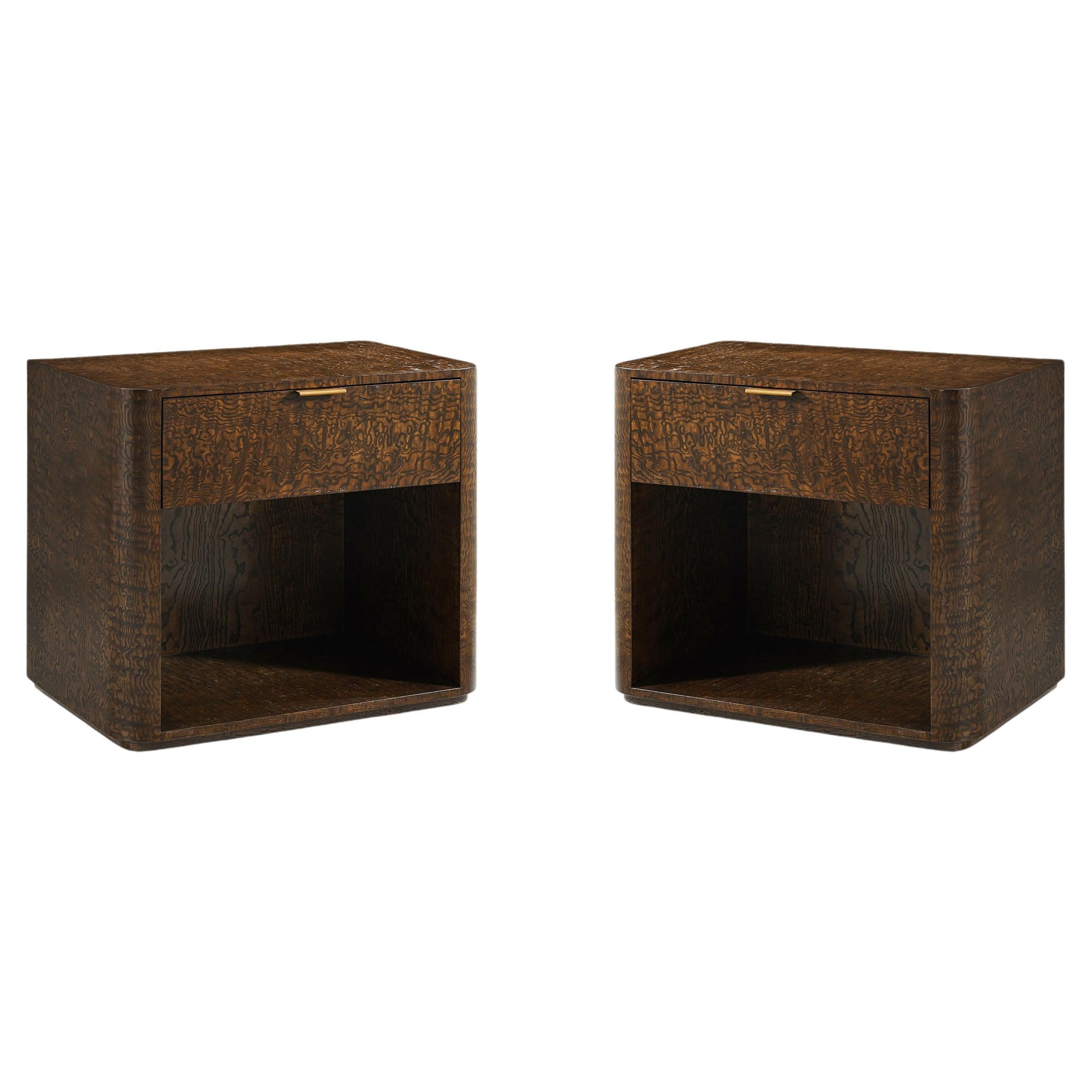 Pair of Art Deco Nightstands