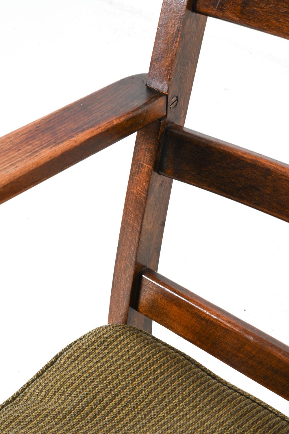 20ième siècle Paire de chaises longues Art Déco en chêne attribuée à Frits Schlegel pour Fritz Hansen en vente
