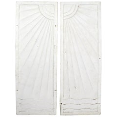 Pair of Art Deco Panels Removed from Art Deco Period Speakeasy Casino