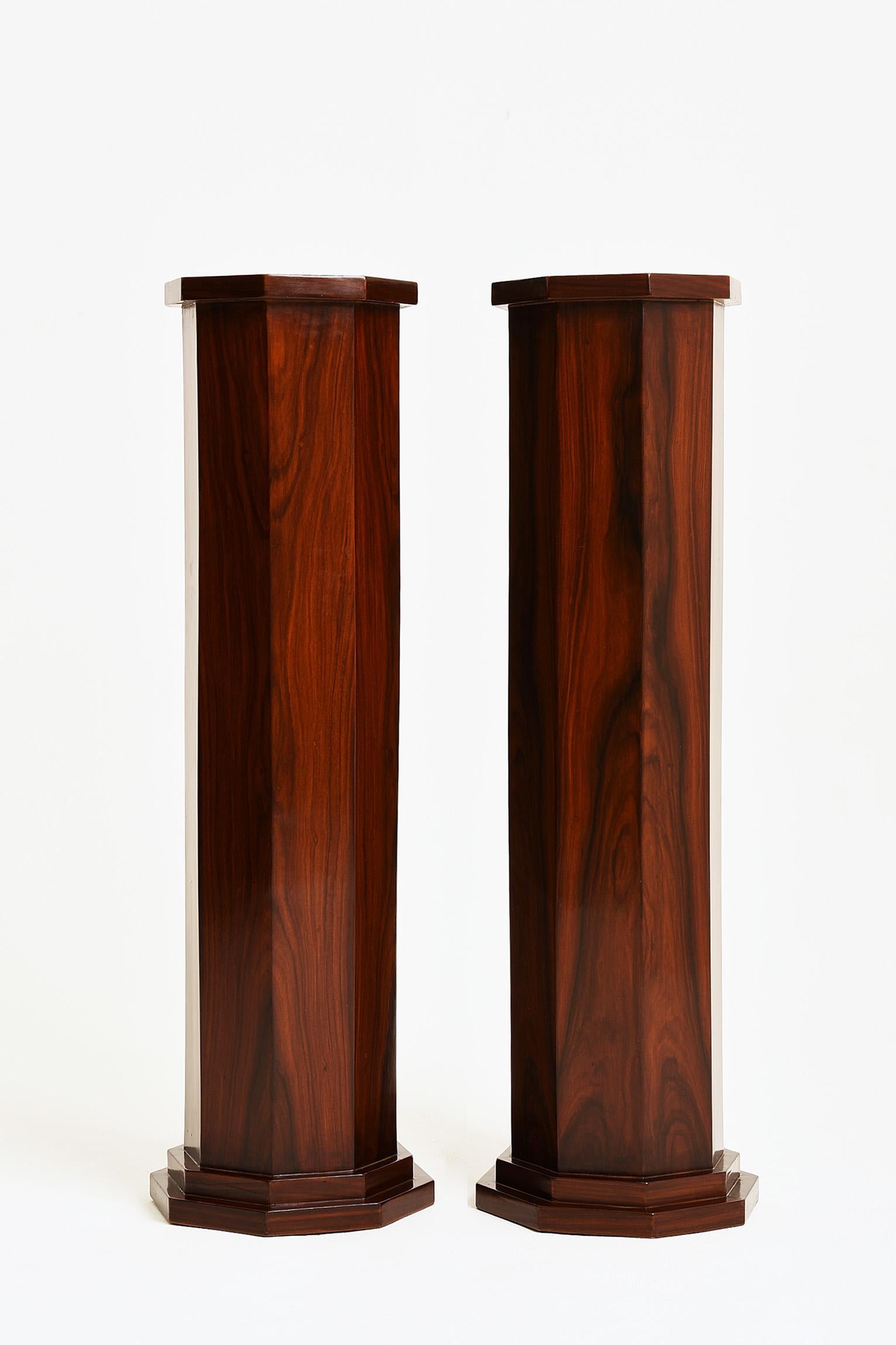 Pair of Art Deco Pedestals at 1stDibs art pedestals