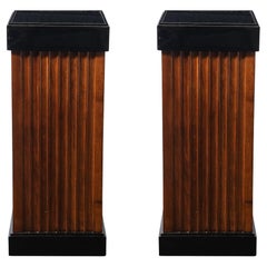 Pedestales de madera