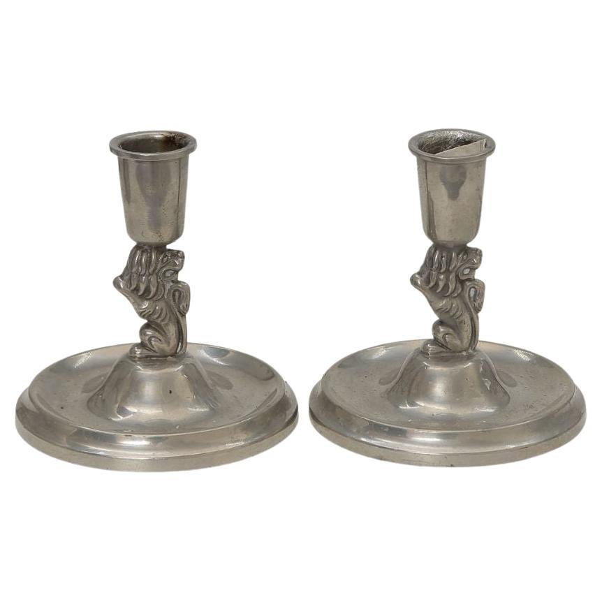 CG Hallberg Candle Holders