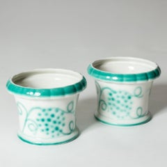 Pair of Art Deco Planters by Wilhelm Kåge, Gustavsberg, Sweden, 1920s