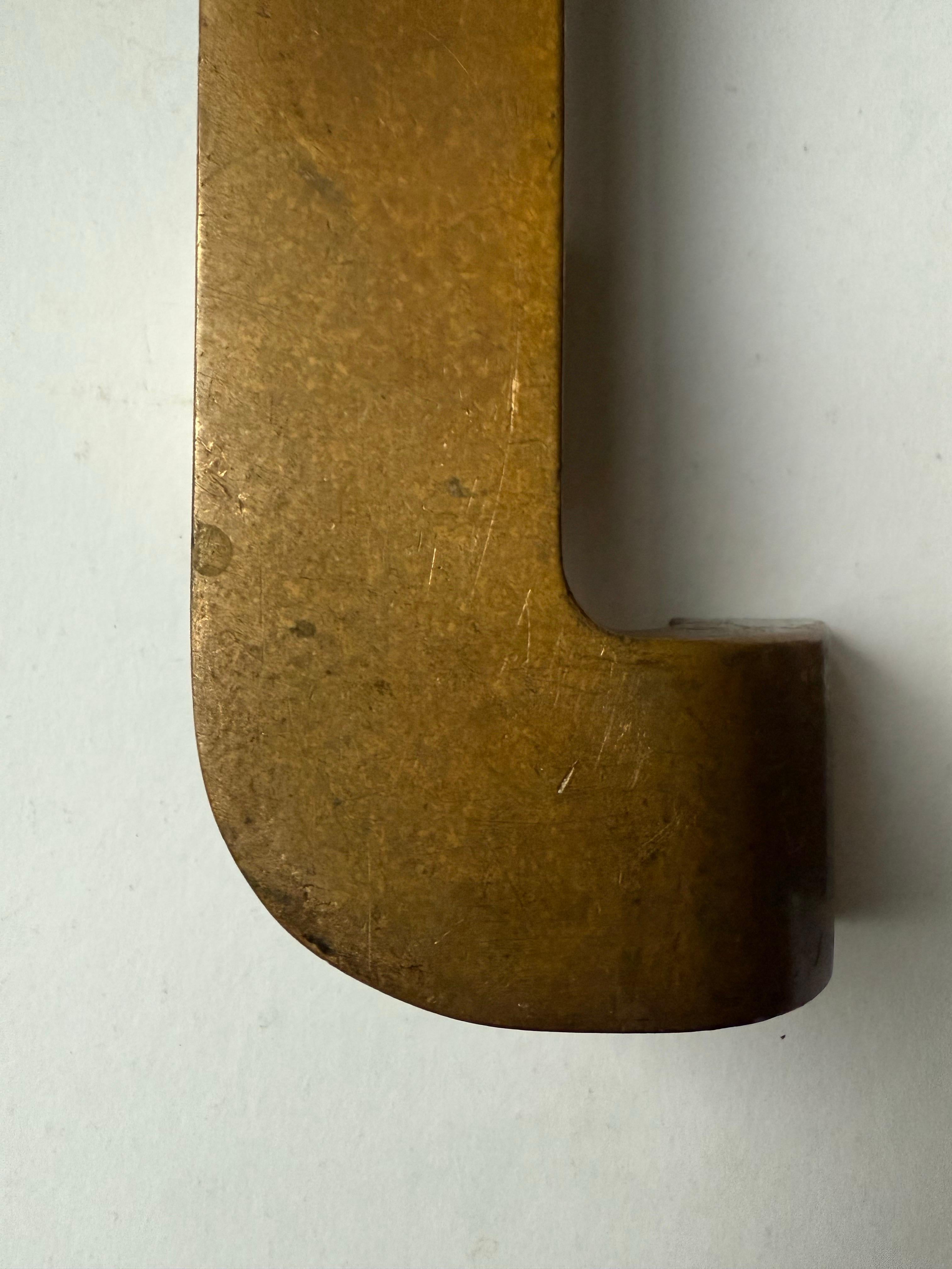 Par de Tiradores Art Decó de Bronce para Puertas en venta 1