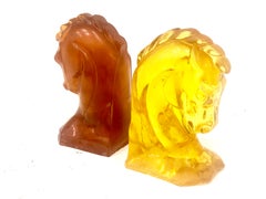 Pair of Art Deco Resin Italian Stallion Horse Bookends