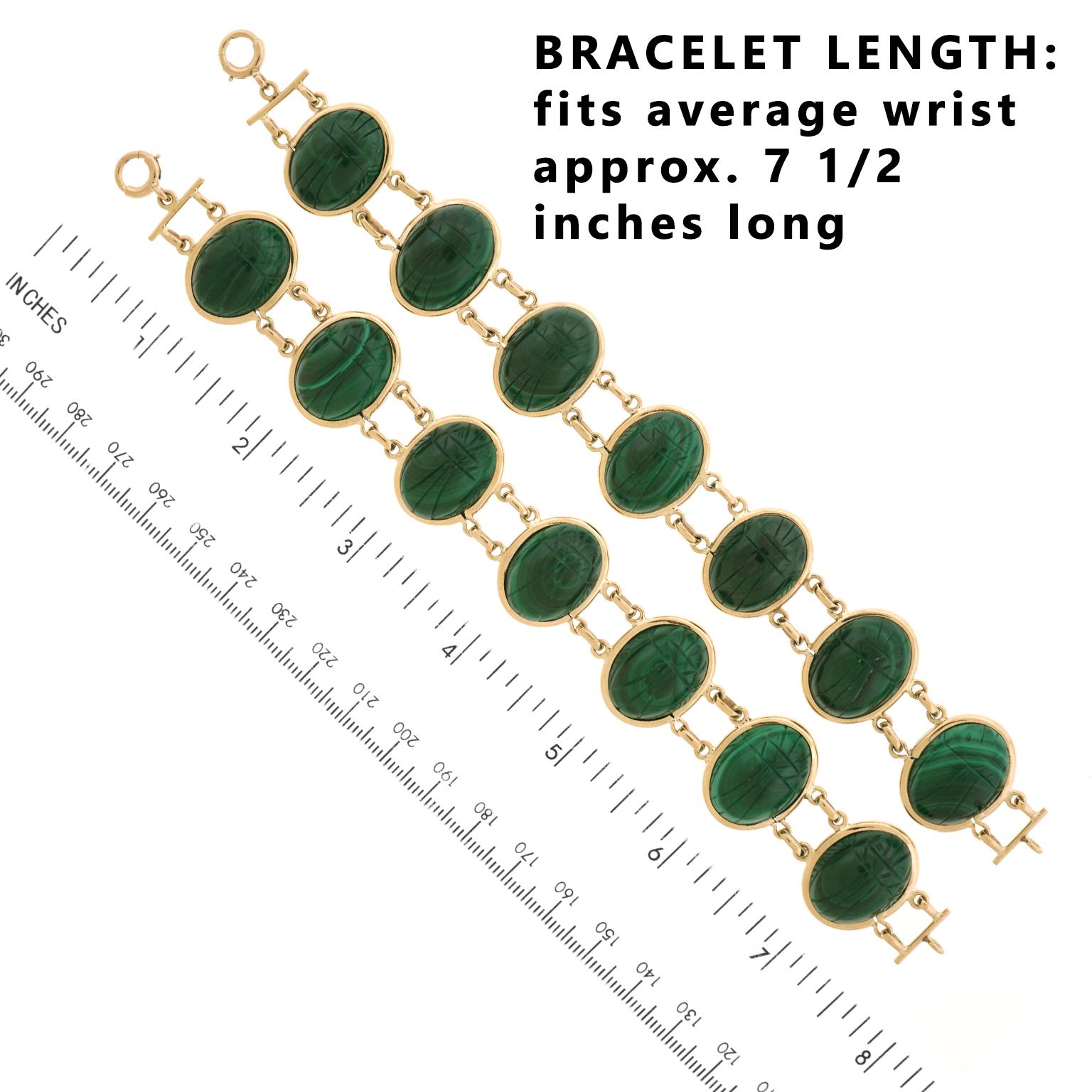 Pair of Art Deco Scarab Bracelets 2