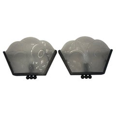 Pair Of Art Deco Sconces In The Taste Of Muller Frères