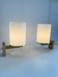 Paire d'appliques Art Deco signées Perzel 'Art Deco Wall Lights : Rare'