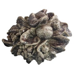 Paire de sculptures Art Déco de Marcel Guillard - Fruits moulés dans un bol France