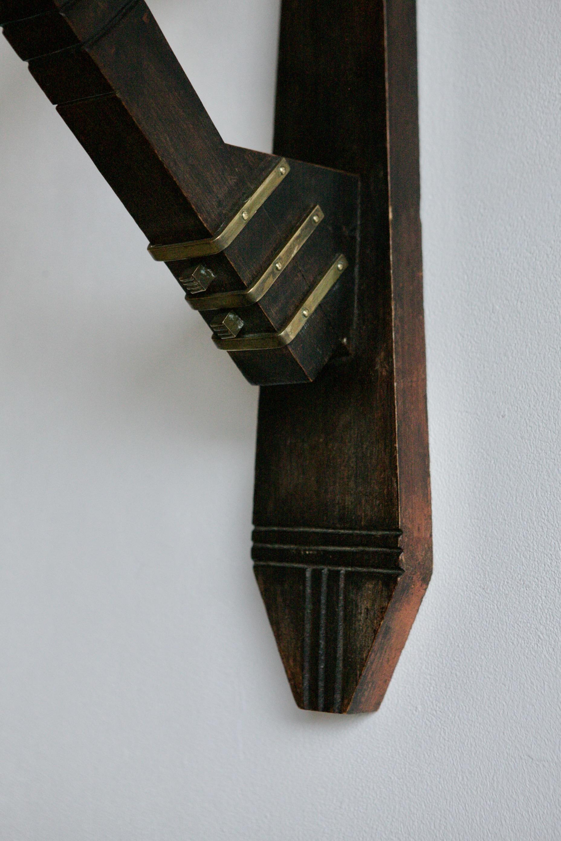 Pair of Art Deco Shelf Brackets by Adolphe Petit-Monsigny In Good Condition For Sale In London, GB