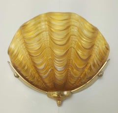 Pair of Art Deco Shell Sconces