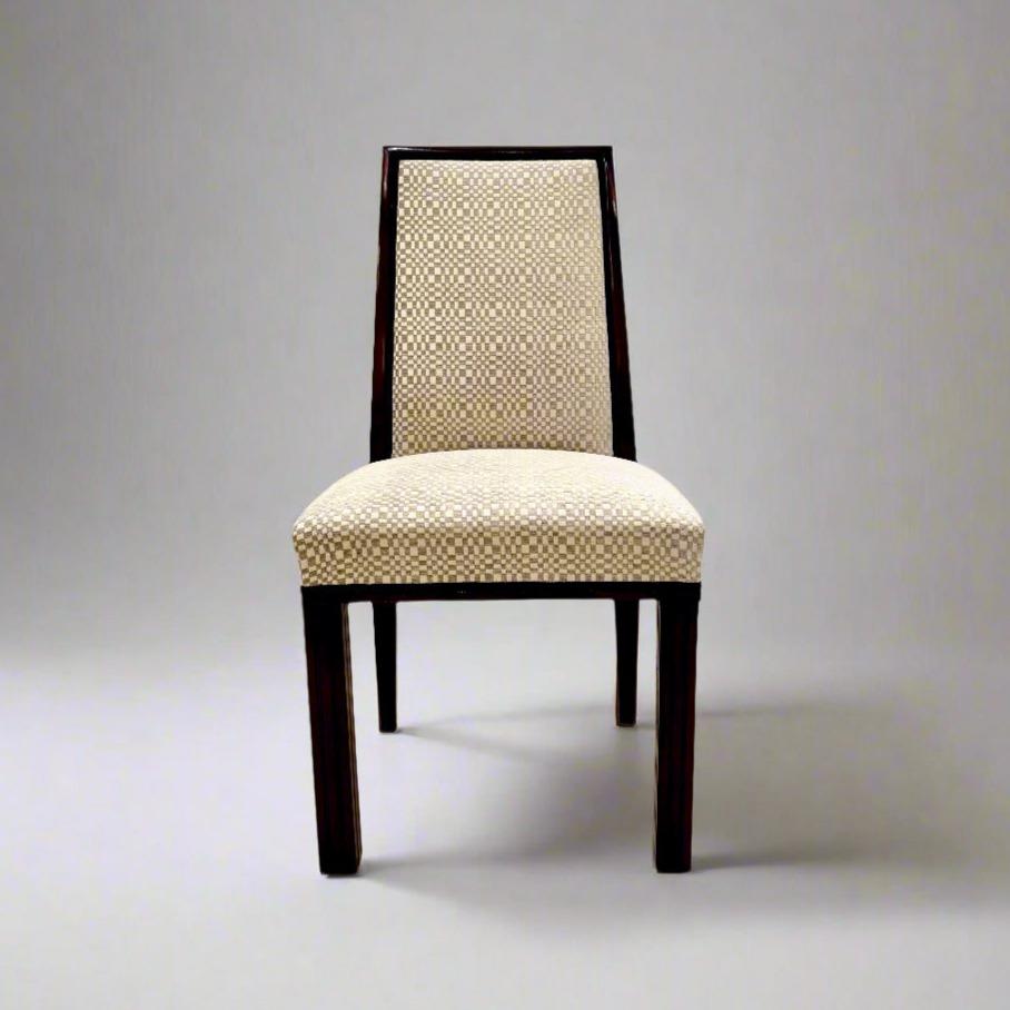 French Pair of Art Deco Side Chairs For Sale