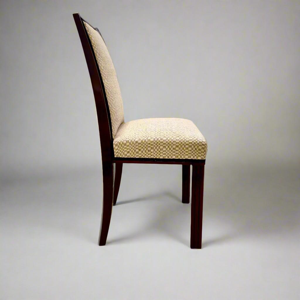 Mid-20th Century Pair of Art Deco Side Chairs For Sale
