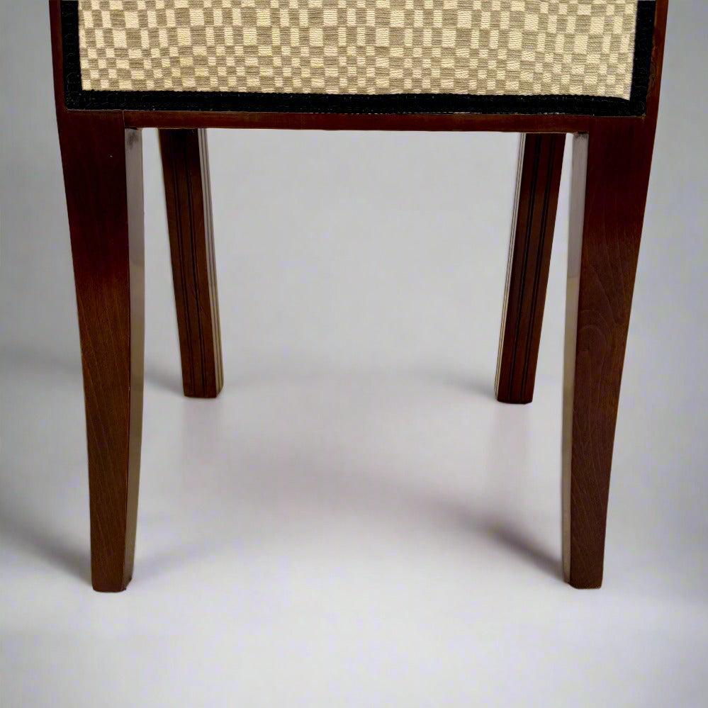 Pair of Art Deco Side Chairs For Sale 2