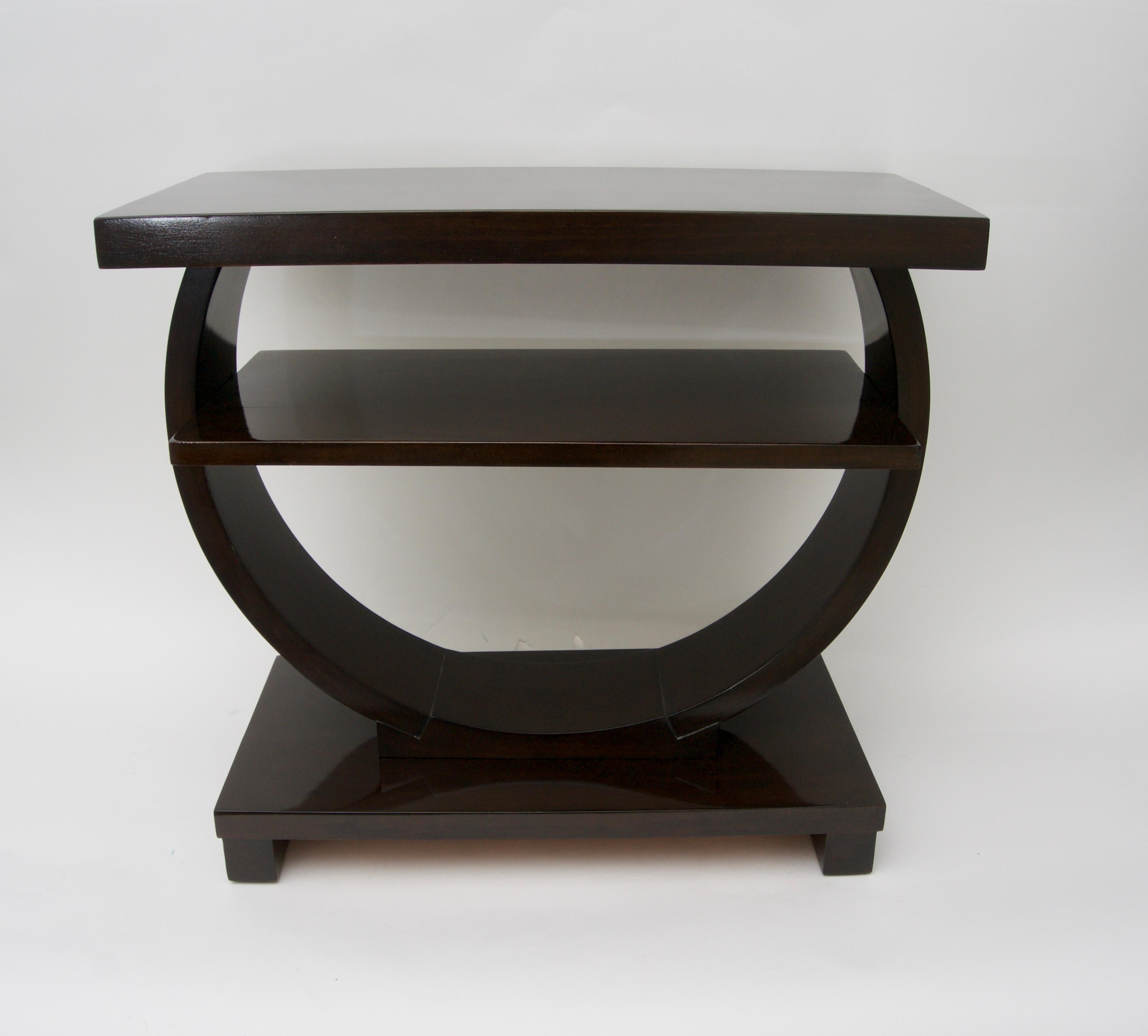 American Pair of Art Deco Side Tables