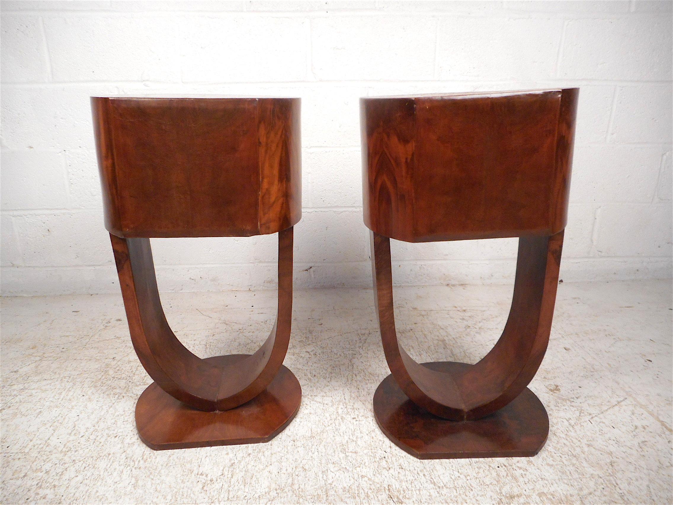 Pair of Art Deco Side Tables 1