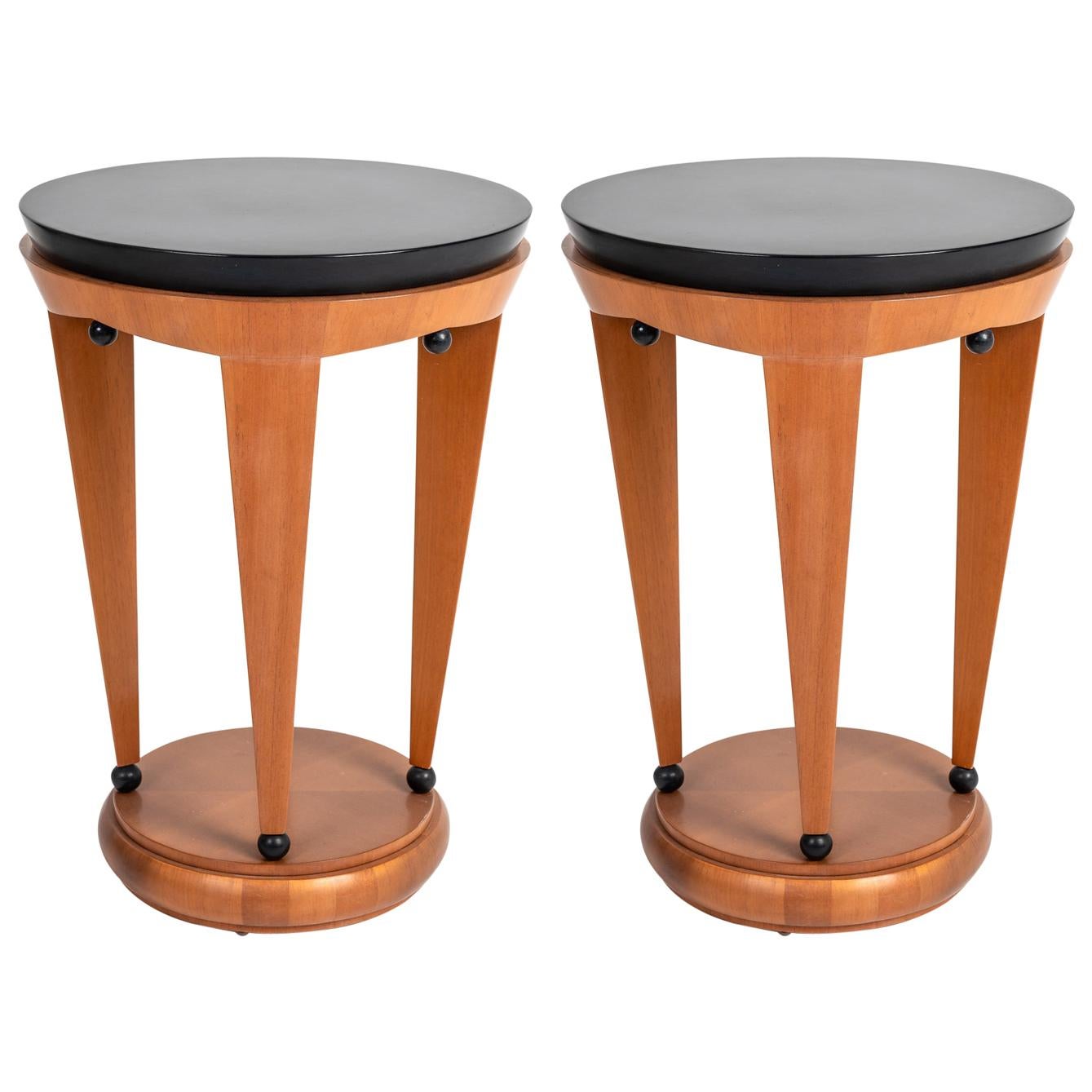 Pair of Art Deco Side Tables For Sale