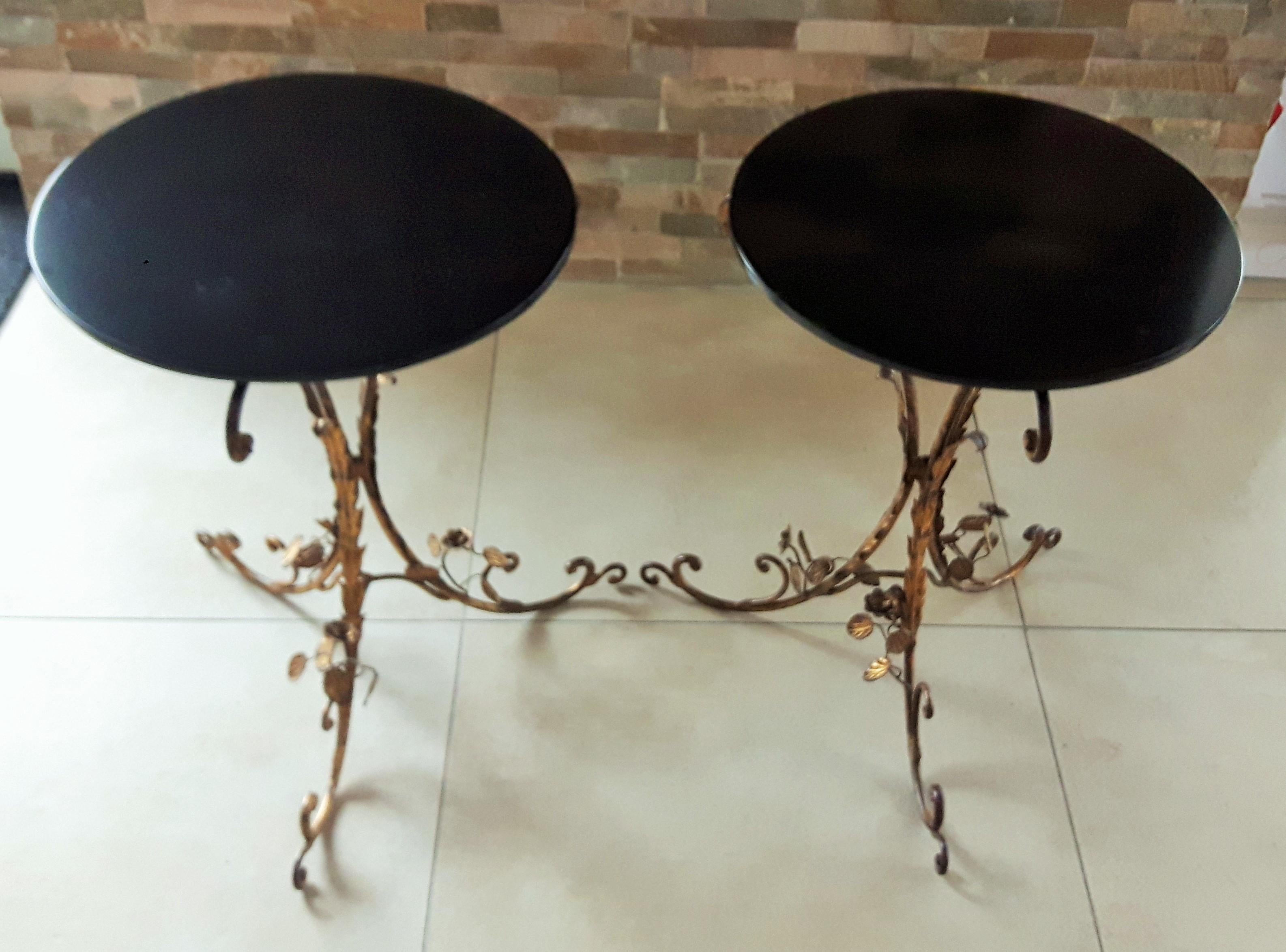 Pair of Art Deco Side Tables, France 1940 7