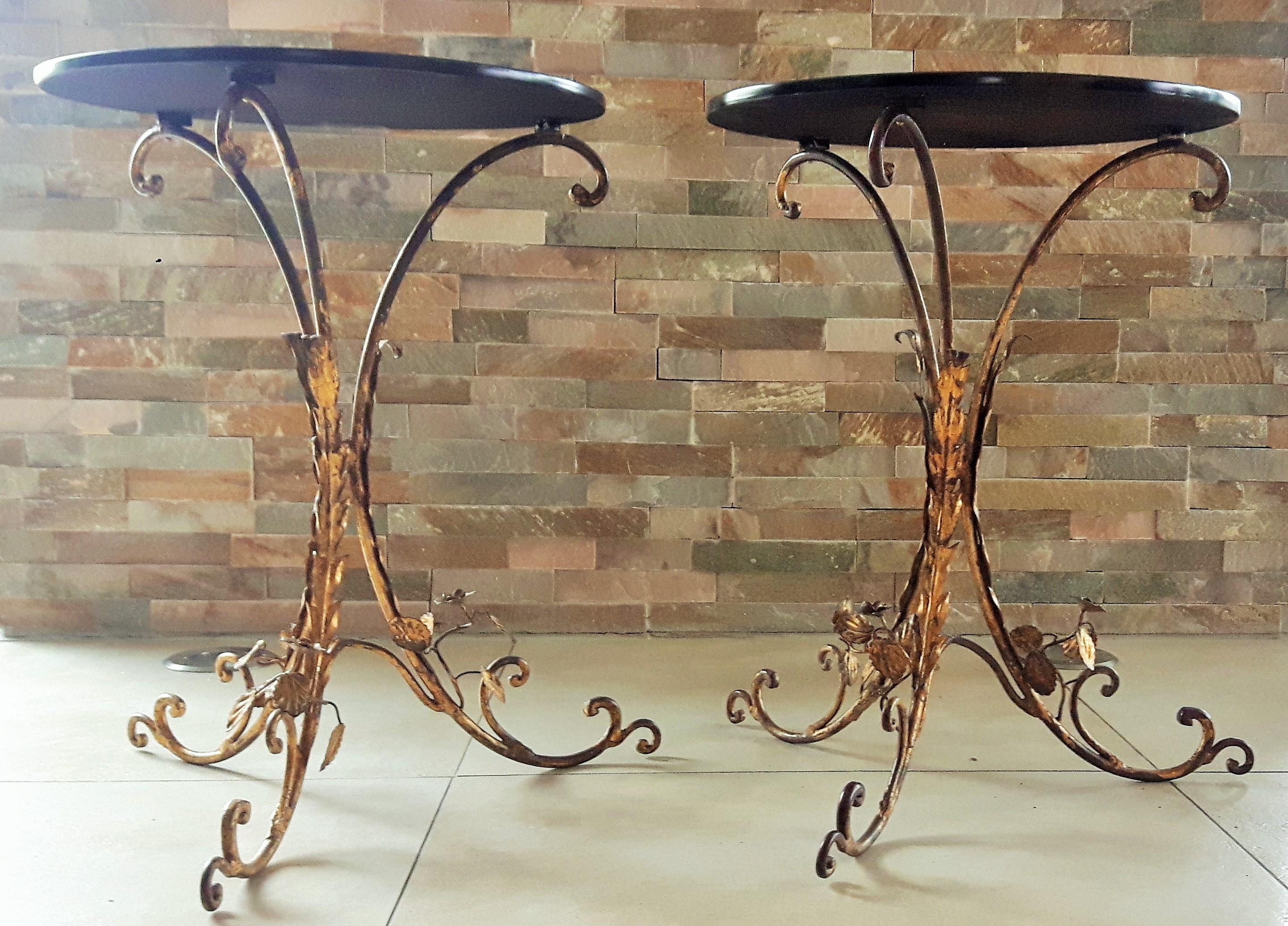 Pair of Art Deco Side Tables, France 1940 9