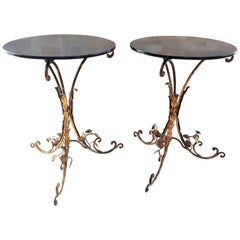 Pair of Art Deco Side Tables, France 1940 Pair of Art Deco Side Tables, France 1940
